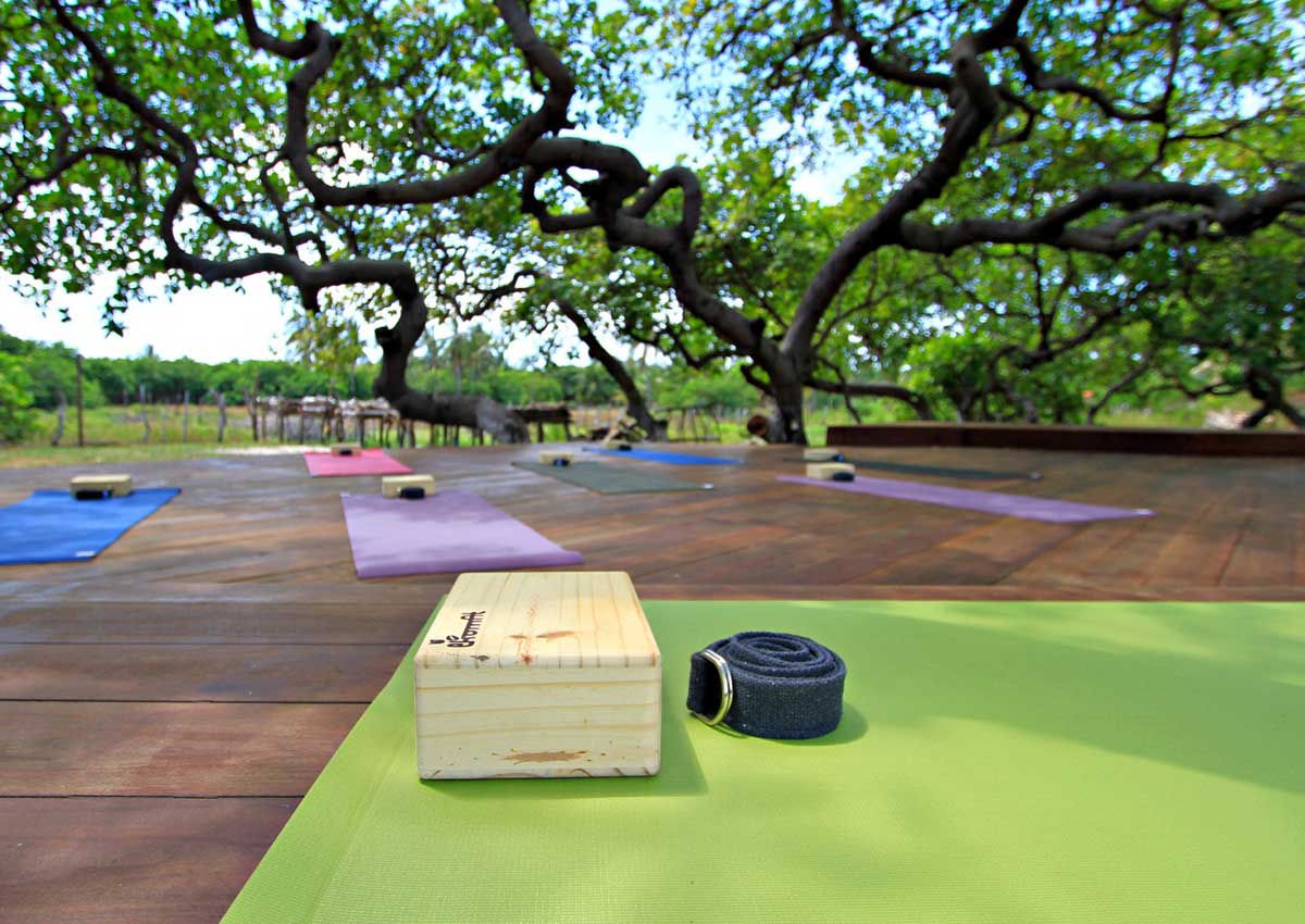 Convento Arcadia set up for yoga retreat
