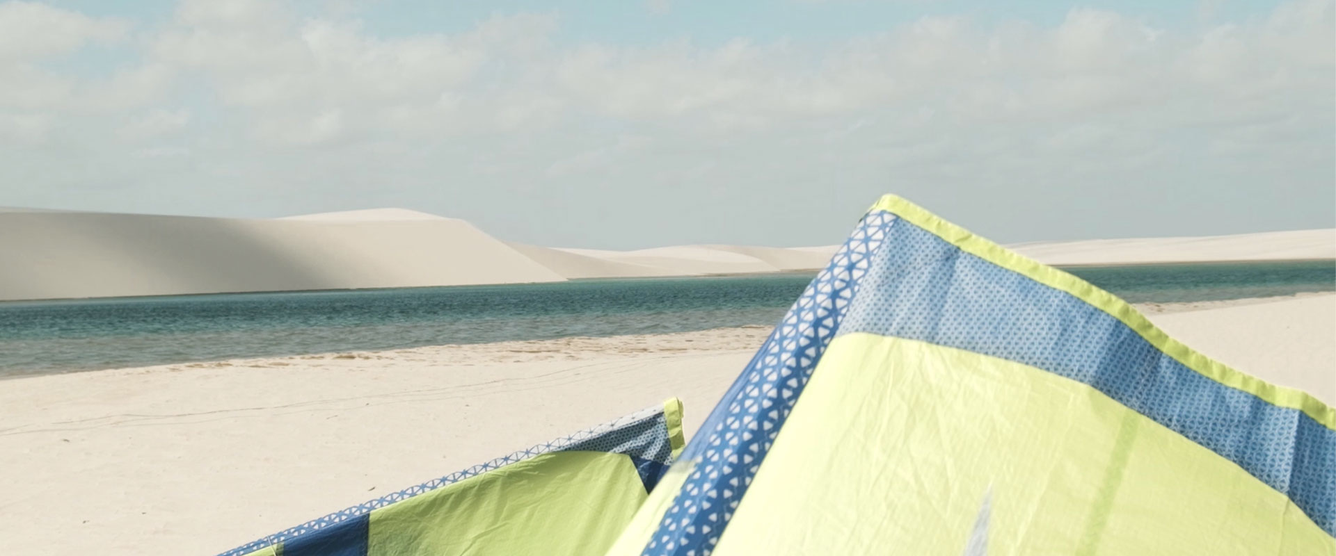 View of the dunes in Atins, Brazil