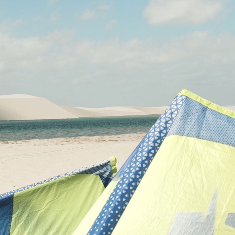 View of the dunes in Atins, Brazil