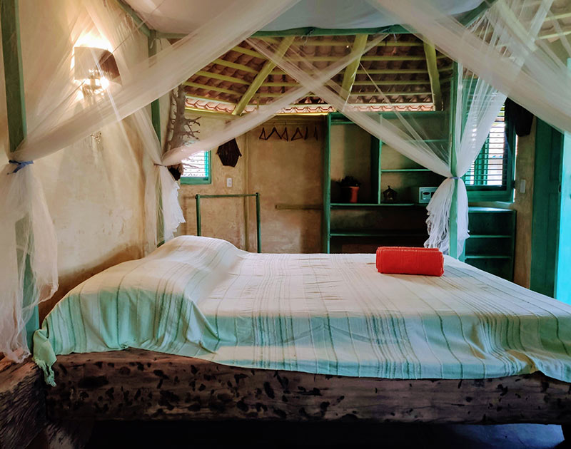 Side view of Standard Chalet Triple Room in Convento Arcadia, Atins