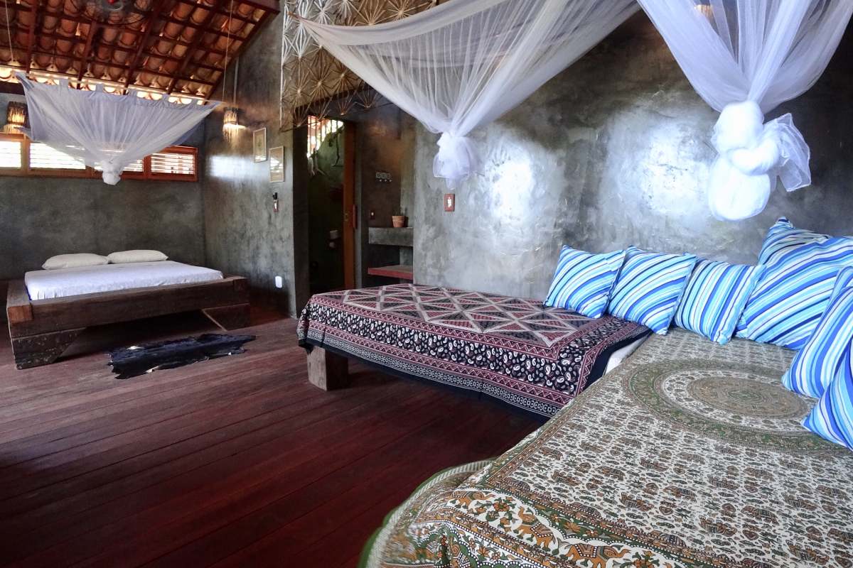 Interior Bedroom View of the Premium Chalet Quadruple at Convento Arcadia, Atins