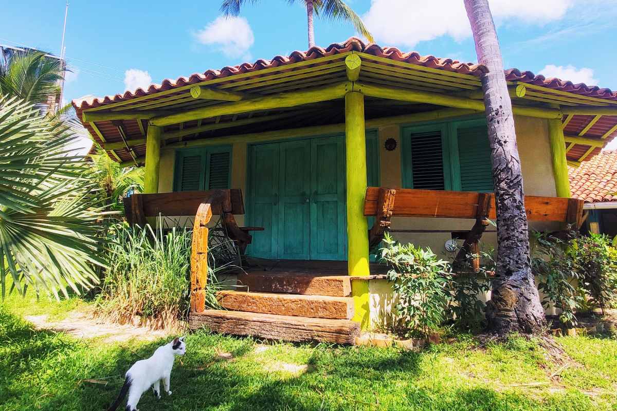 Exterior View of the Standard Chalet Triple at Convento Arcadia, Atins