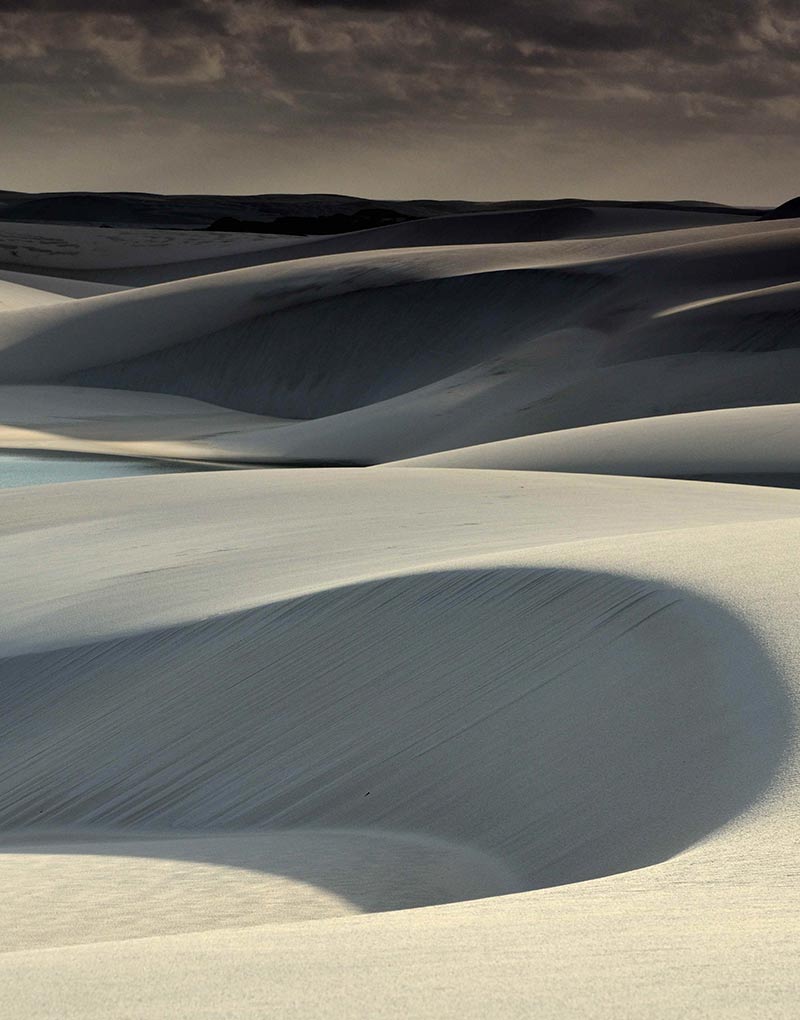 desert in the evening