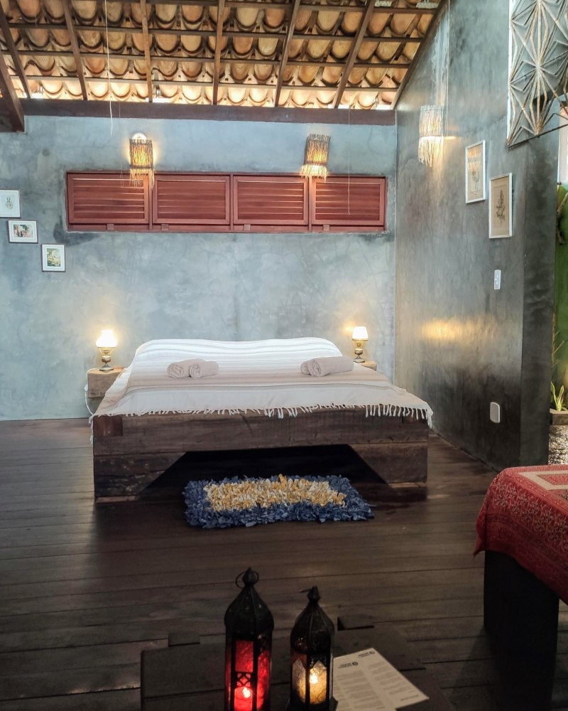 Bedroom view of the premium chalet quadruple in Convento Arcadia, Atins