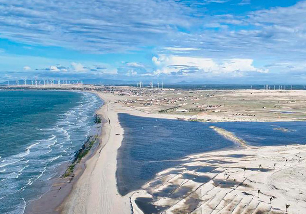 beautiful blue beach