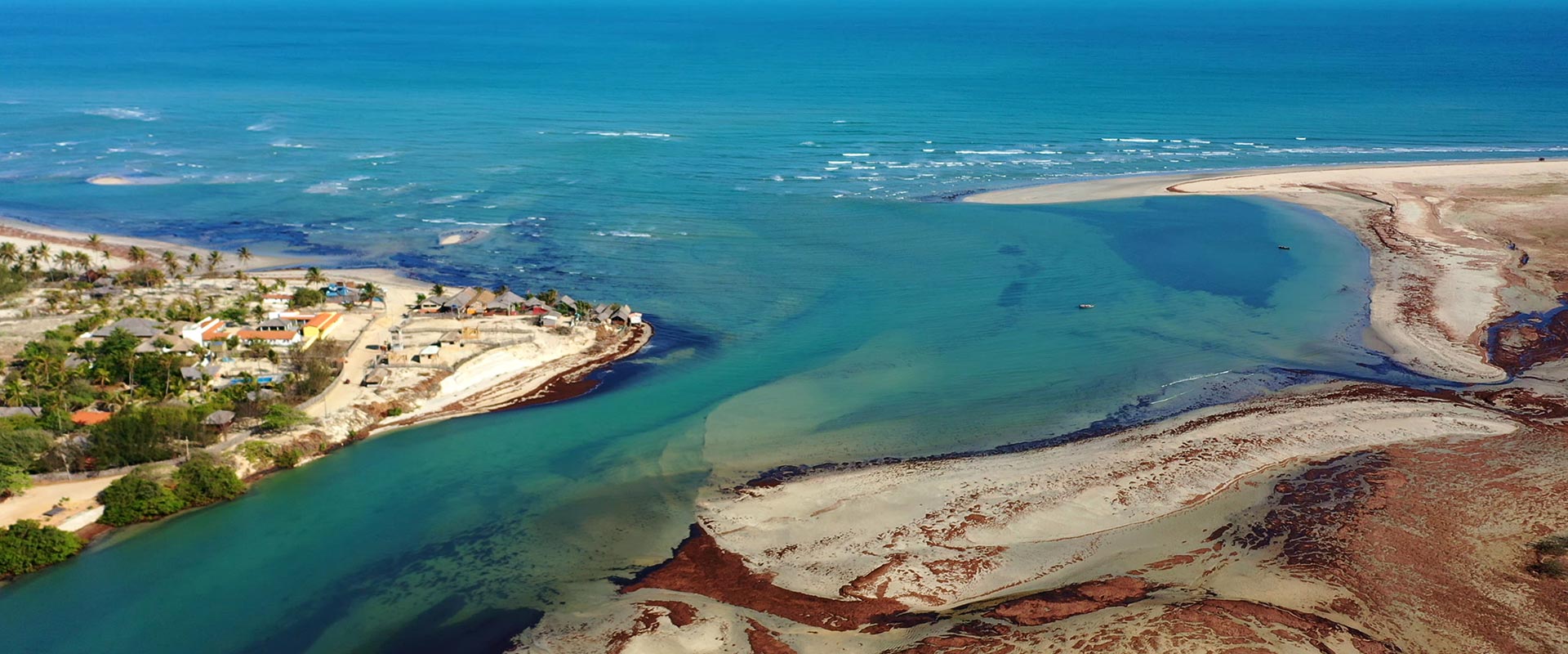 ariel view of sandy beach