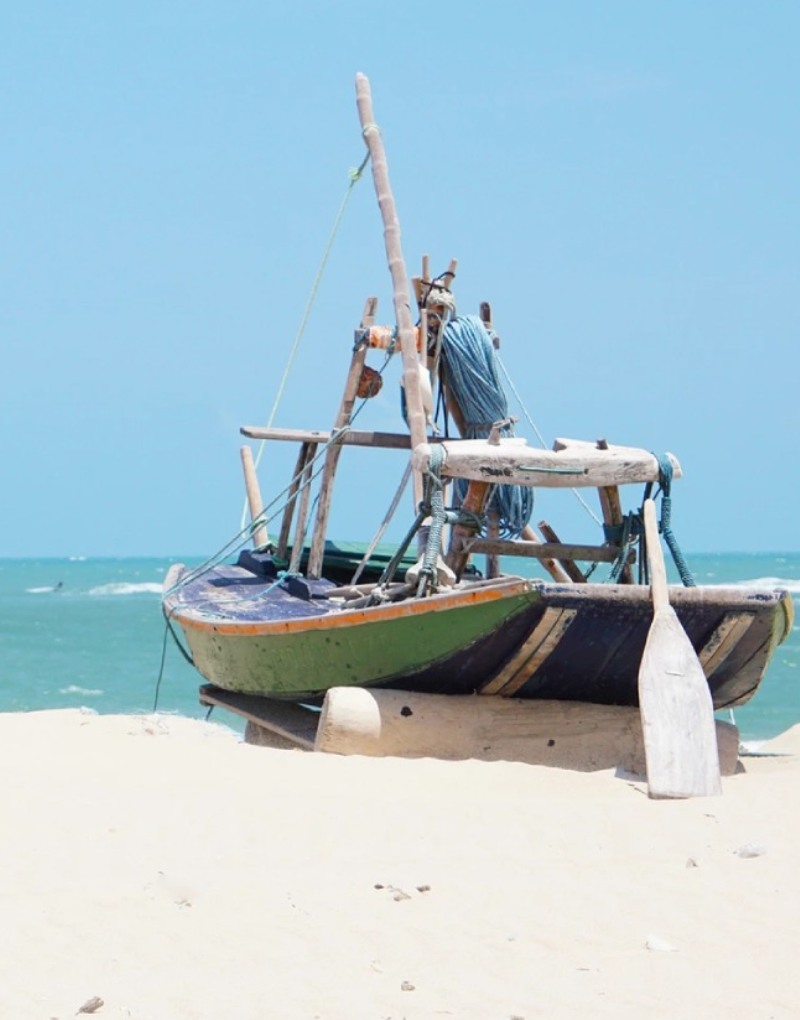 boat at beach shore