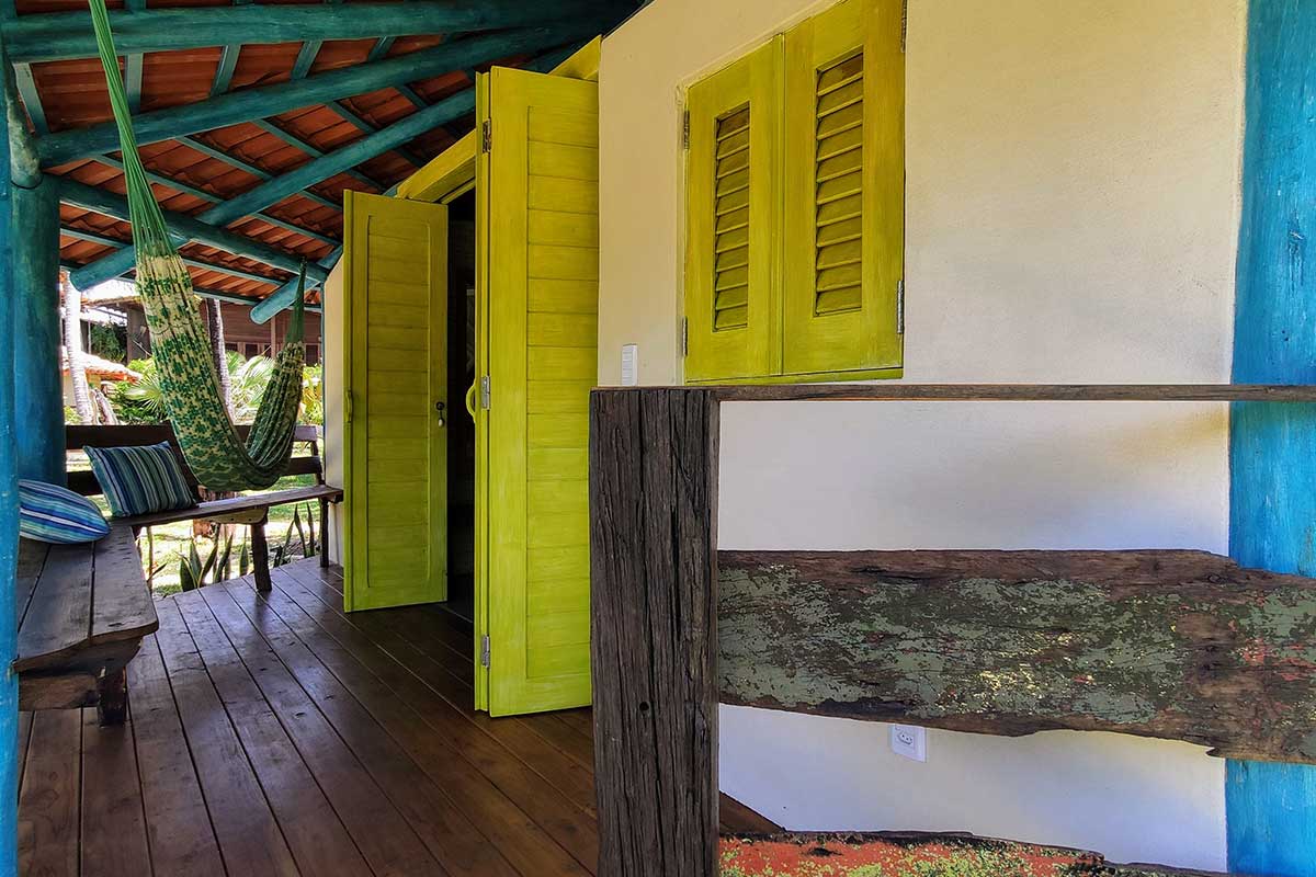 View of the leading to the Standard Chalet Double Room at Convento, Atins.