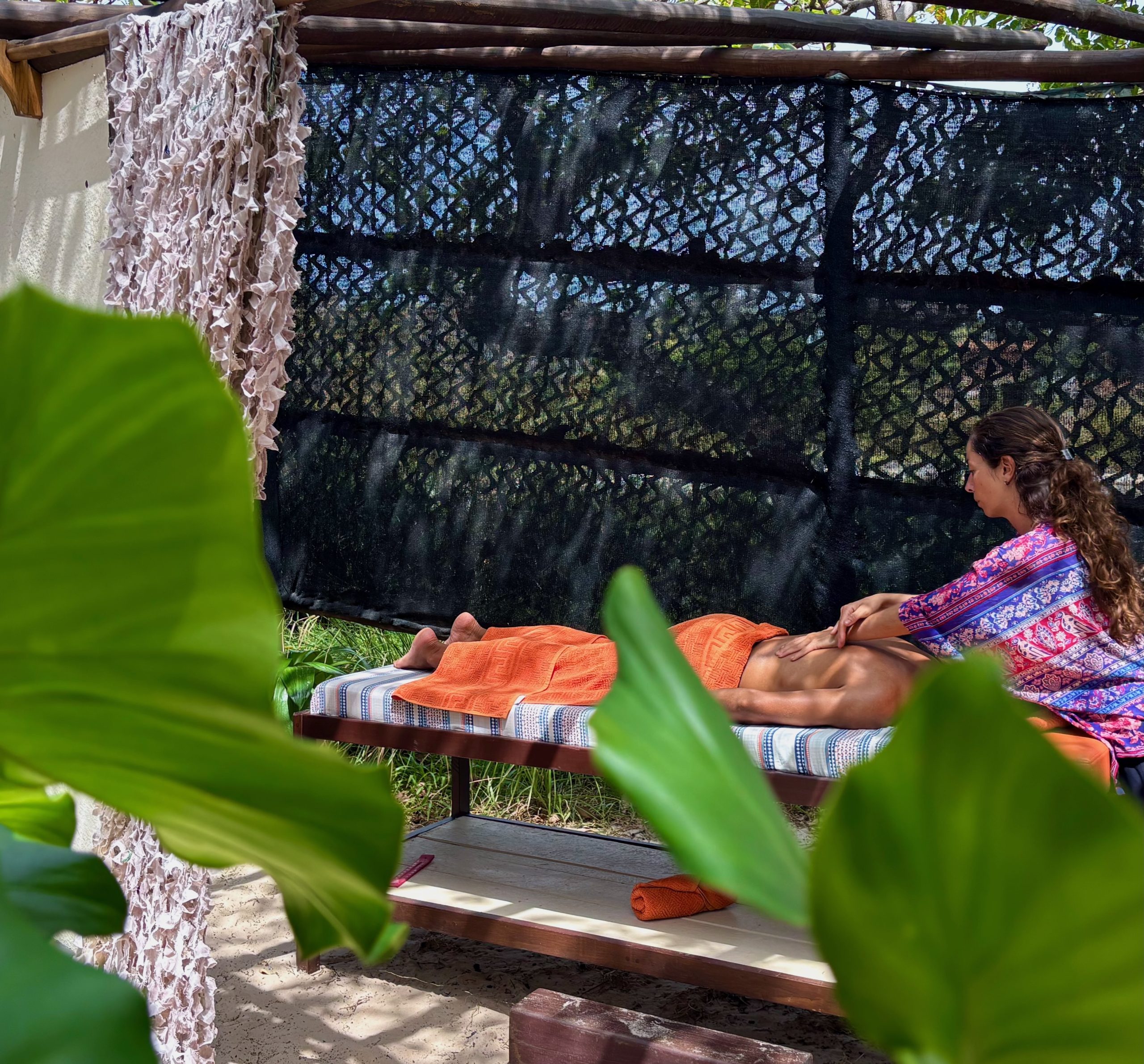 Sessão de massagem no Spa em Convento Arcadia, Atins